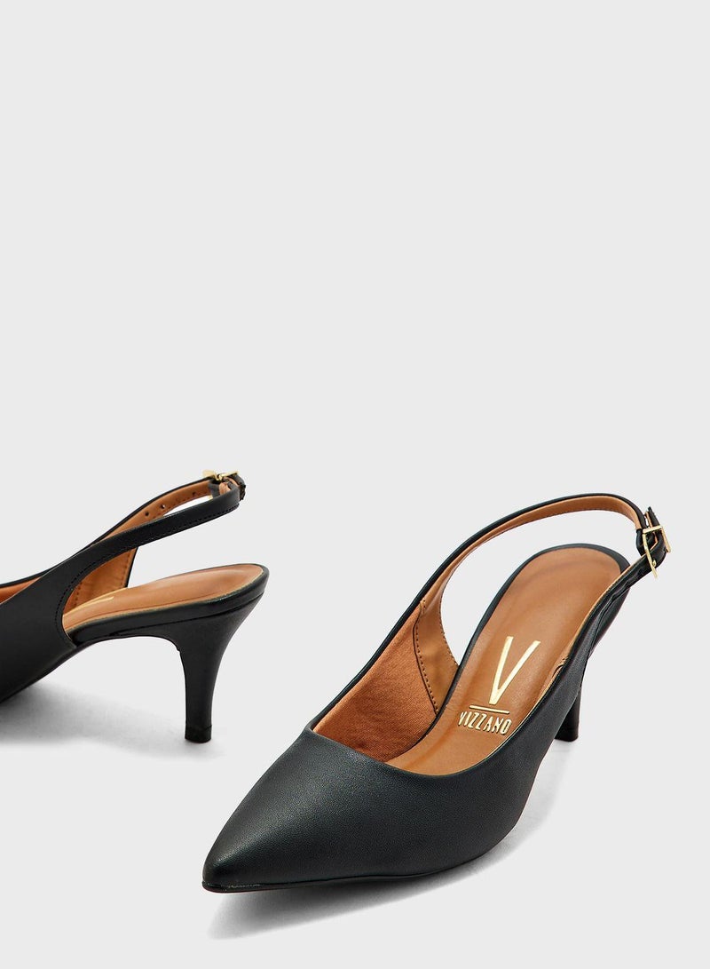 VIZZANO Fatima Pointed Toe Pumps - Image 4