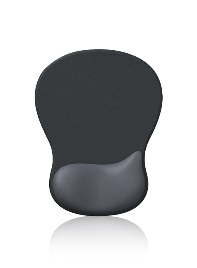 Mouse Pad with Wrist Rest, Soft Mouse Mat, Gaming Mouse Pad with Four-Layer Structure, High Resilience, Helps Relieve Wrist Pain and Pressure - Image 1