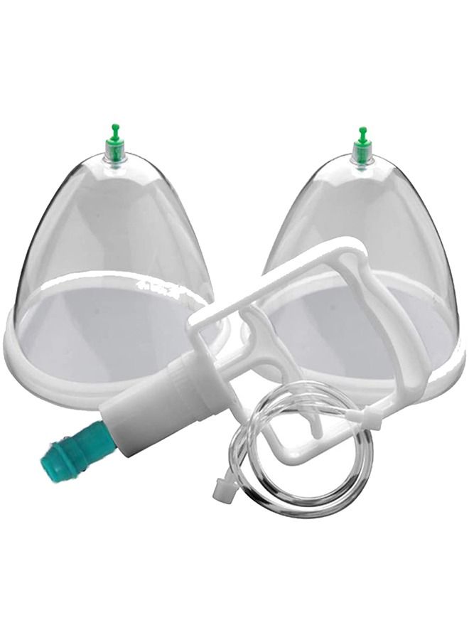 Arabest Breast Pump Cup with Manual Vacuum  Pump Set ,for Collecting Breastmilk, BPA Free - Image 1