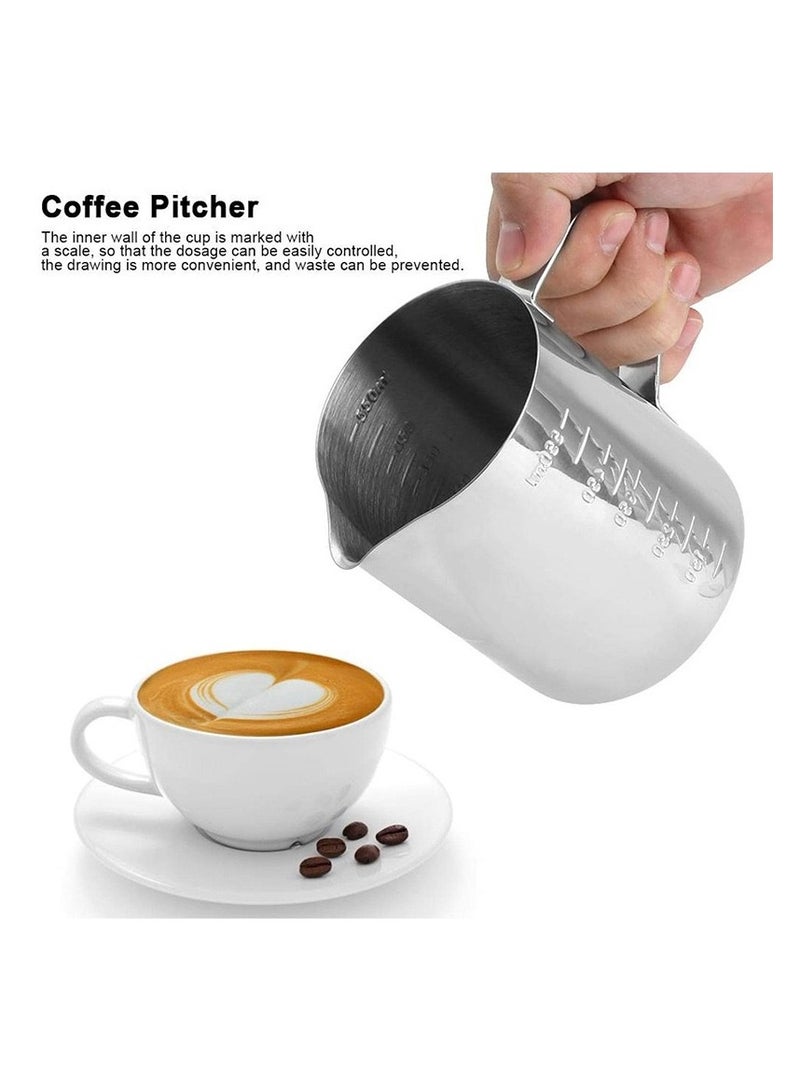 Stainless steel coffee press hammer latte art cup mold set combination  - Image 2