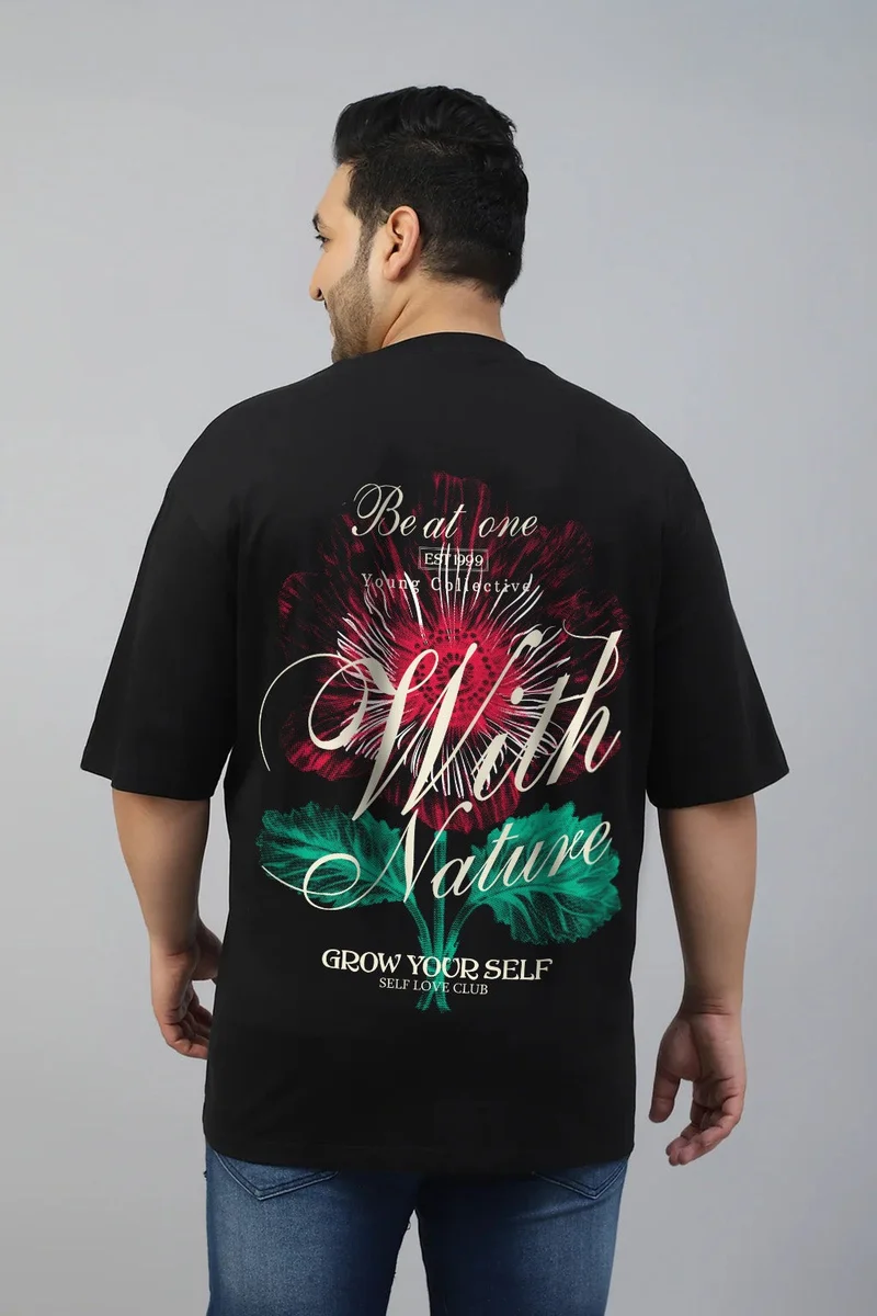 فيردو Veirdo Men’s Oversized , Plus Size  & Regular Fit T-Shirt | Premium Cotton Casual Tee