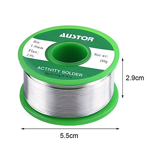 AUSTOR 1.0mm Lead Free Solder Wire with Rosin Core - Image 4
