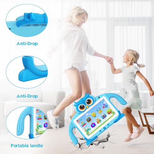 YosaToo Kids Tablet 7 IN 32GB Tablet for Kids 3-7 Pre-installed with Children Software Many Offline Content Parents Control, Toddler Tablets with Youtube WiFi Dual Camera, Tablets for Toddlers Gifts Ages 3-12 - Image 5