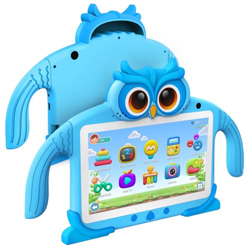 YosaToo Kids Tablet 7 IN 32GB Tablet for Kids 3-7 Pre-installed with Children Software Many Offline Content Parents Control, Toddler Tablets with Youtube WiFi Dual Camera, Tablets for Toddlers Gifts Ages 3-12 - Image 1