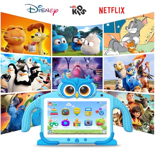 YosaToo Kids Tablet 7 IN 32GB Tablet for Kids 3-7 Pre-installed with Children Software Many Offline Content Parents Control, Toddler Tablets with Youtube WiFi Dual Camera, Tablets for Toddlers Gifts Ages 3-12 - Image 3