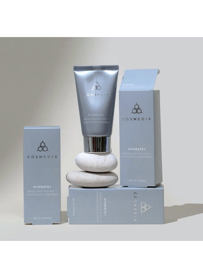 كوزميديكس هيدرات بلس واسع الطيف عامل حماية من الشمس 17 مرطب وواقي من الشمس ومضادات الأكسدة المضادة للشيخوخة يحسن مرونة البشرة 2 أونصة - Image 5