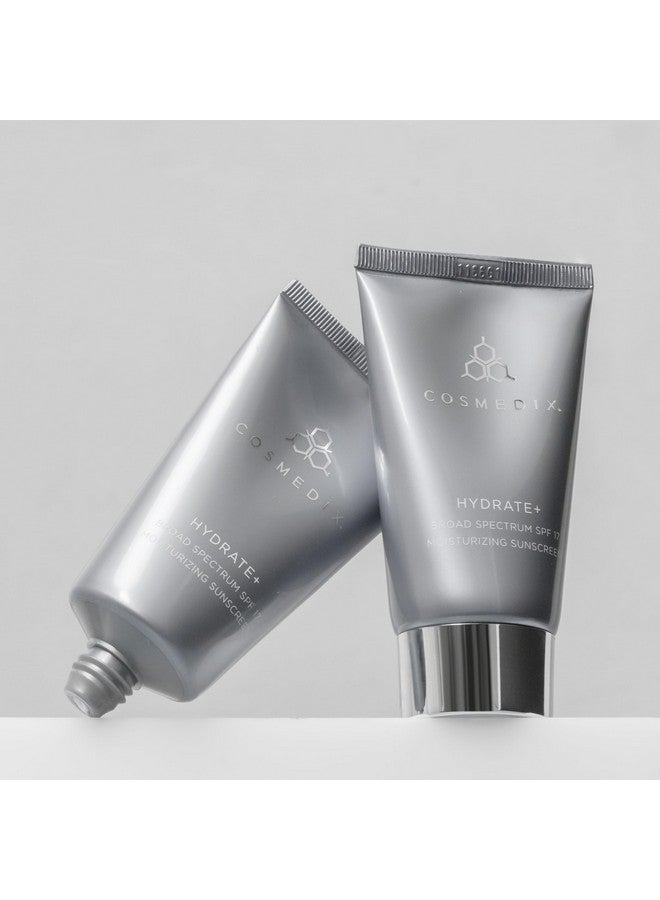 كوزميديكس هيدرات بلس واسع الطيف عامل حماية من الشمس 17 مرطب وواقي من الشمس ومضادات الأكسدة المضادة للشيخوخة يحسن مرونة البشرة 2 أونصة - Image 3
