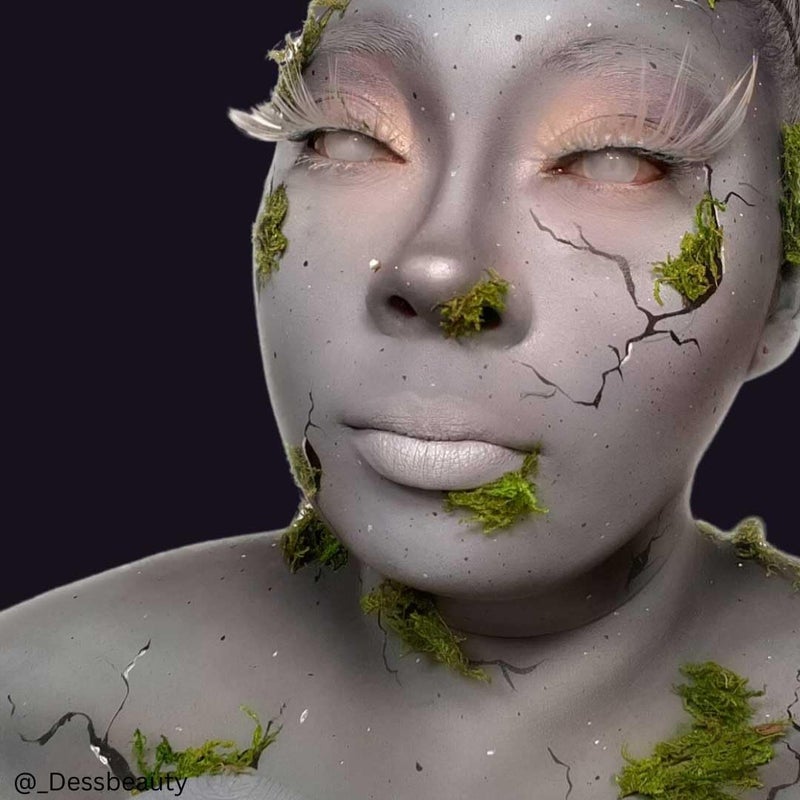 Mehron Makeup Liquid Makeup | Face Paint and Body Paint Perfect for Halloween, Cosplay I Air Brush Compatible 4.5 oz (133 ml) (MONSTER GREY) - Image 3