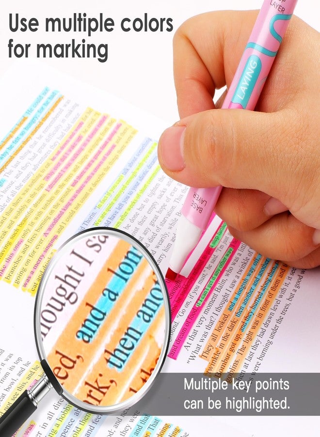 HANKU Overlay Highlighter Markers Dual Tip with Magic Base & Top layer Colors (895-16) - Image 5