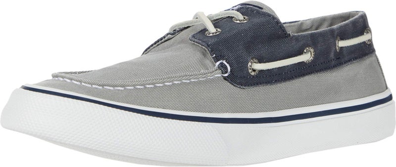 Sperry Mens Bahama II Boat Shoe SW GreyNavy 7 M