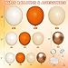 MEBAY Orange White Gold Balloon Garland Arch Kit 166Pcs Boho Fall Balloons for Birthday Autumn Thanksgiving Day Wedding Baby Shower Party Decorations - Image 4