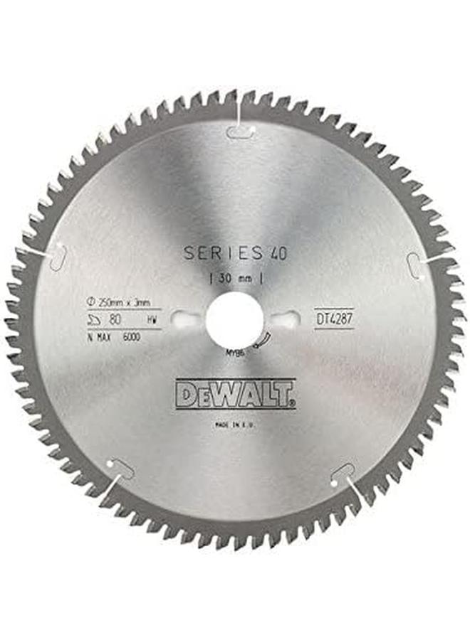 ديوالت شفرات منشار دائري 250 مم سلسلة 40 D250 Bs30 2.2 3 80 Tcg 5Deg أصفر أسود Dt4287 Qz - Image 3