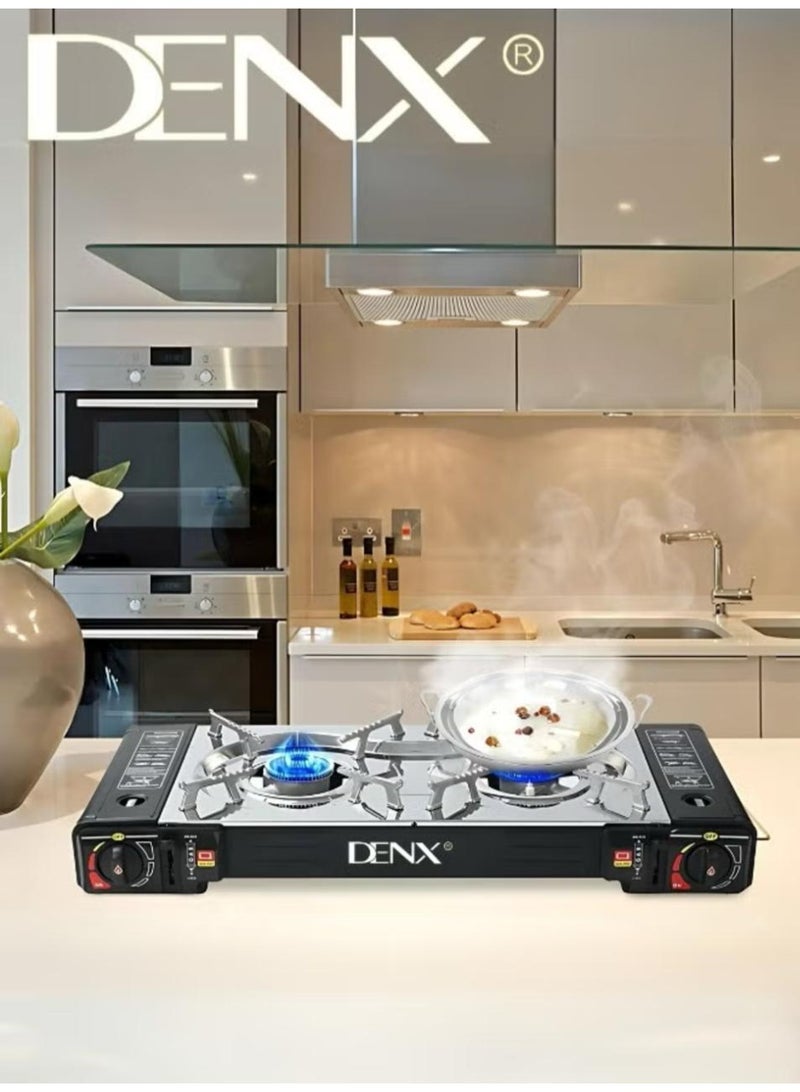 Denx Portable Single Gas Stove, 2200 Watts, Suitable for Indoor and Outdoor Cooking - Image 2