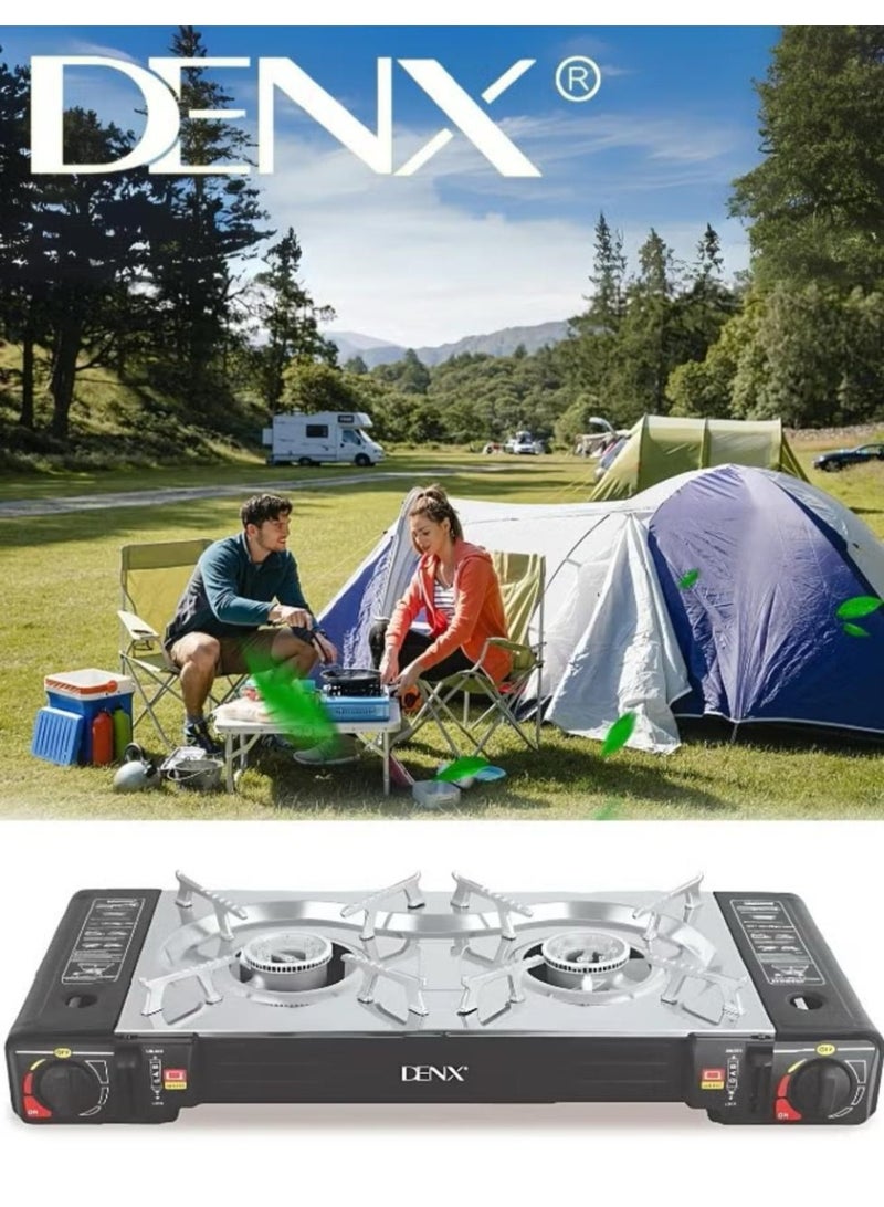 Denx Portable Single Gas Stove, 2200 Watts, Suitable for Indoor and Outdoor Cooking - Image 4