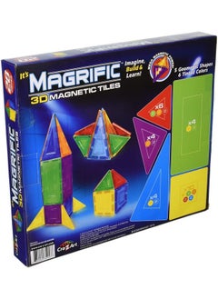Cra-Z-Art Magrific 3D Magnetic Tiles Magnetic Toy Set (28 Piece)  - Image 3