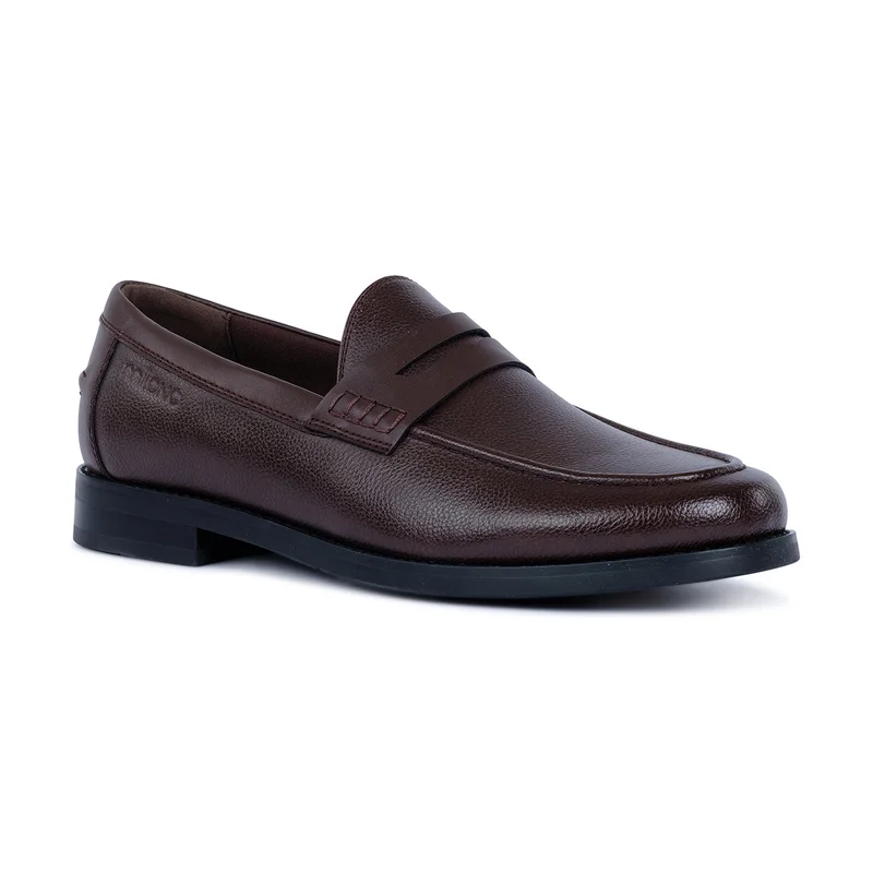 Milano Cantora Mens Loafers-Brown