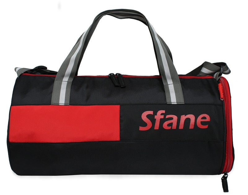 Sfane Polyester 23cms Duffle/Shoulder/Gym Bag for Men & Women with Separate Shoe Compartment (BG - 05 HALF LTSHOE COMPTT_Multicolor) - Image 5