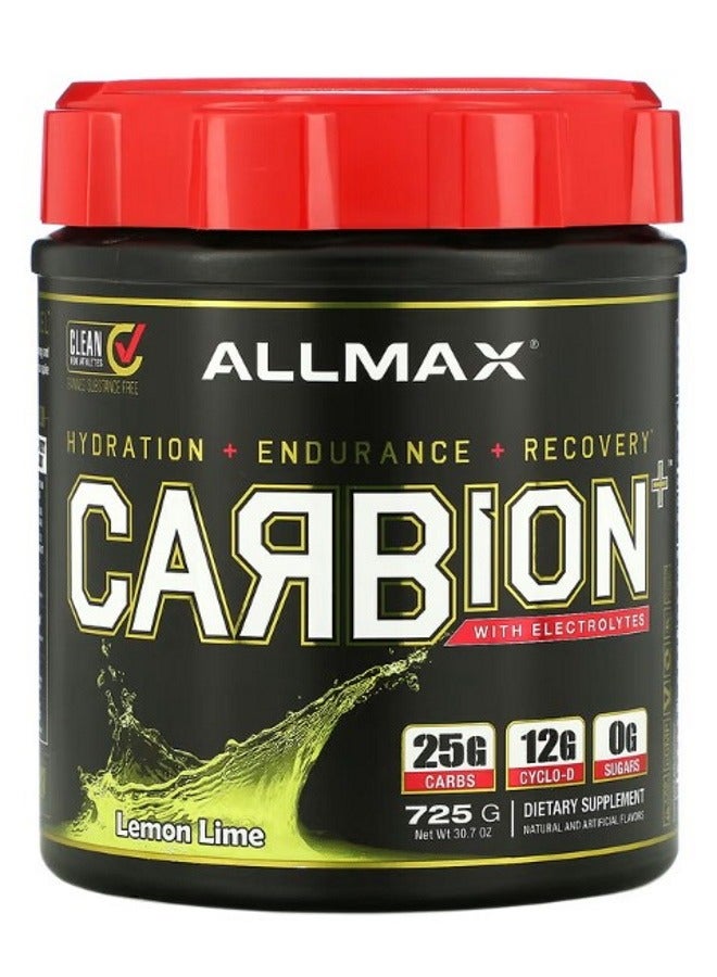 أول ماكس CARBION with Electrolytes Lemon Lime 30.7 oz 725 g - Image 1