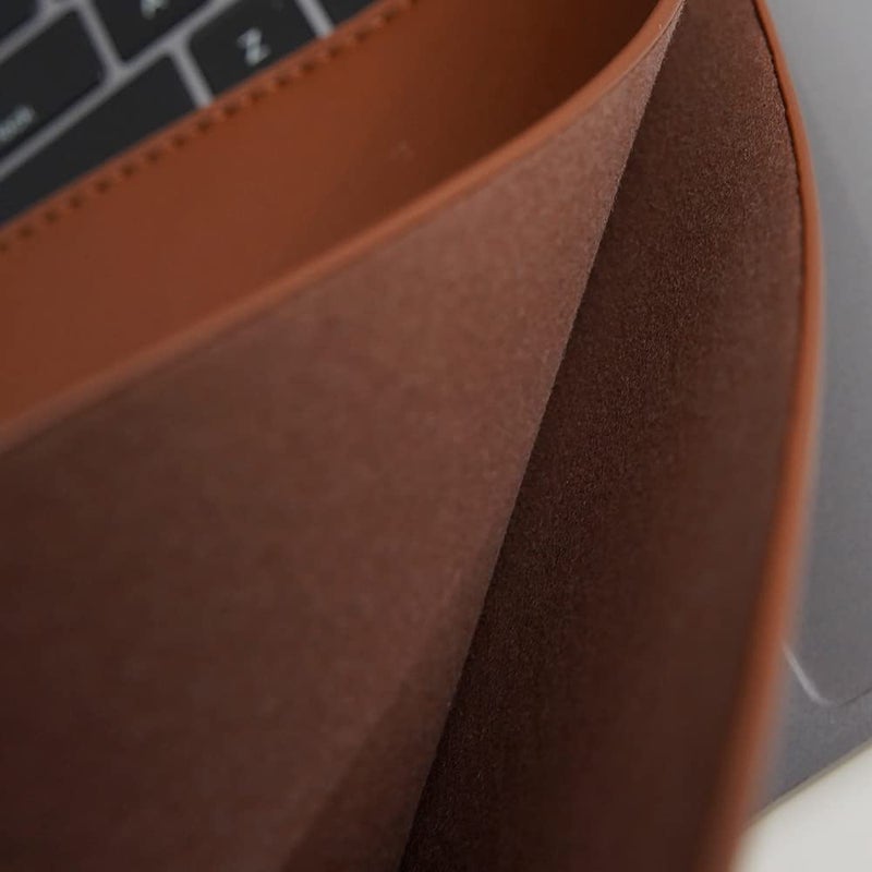 Benfan Laptop Sleeve 15 Inch Compatible With Macbook Pro 16 A2991 M3 A2780 A2485 A2141 Macbook Pro Retina 15 Color Dark Brown - Image 5