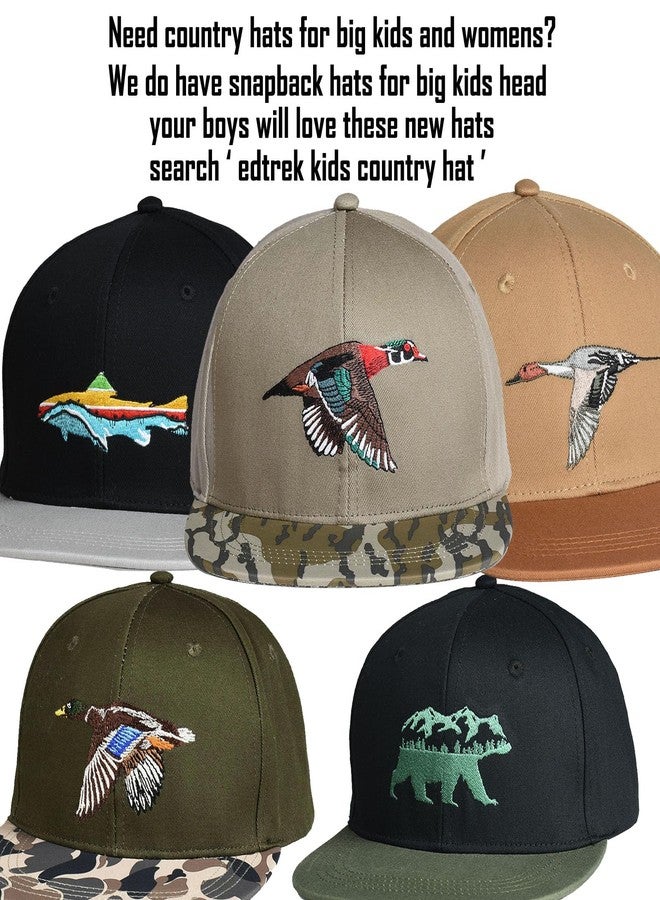 EDTREK Elite Youth High Performance Hunting Hat - Boys Girls Kids Camo Hat and Blaze Orange Baseball Cap (in Deep Camo) - Image 5