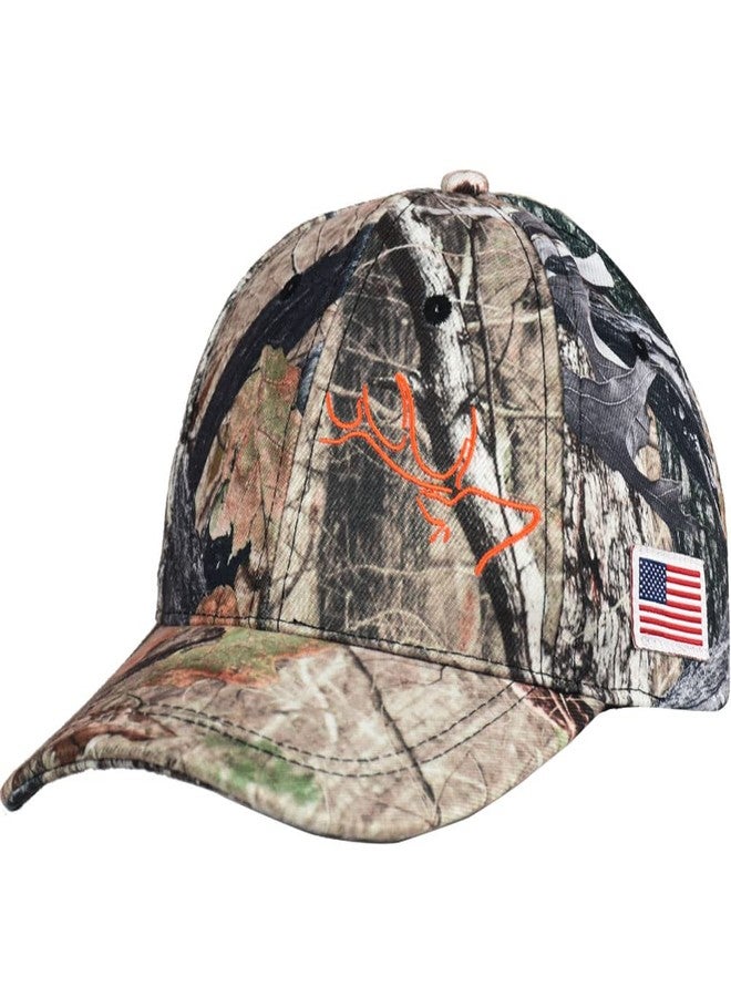 EDTREK Elite Youth High Performance Hunting Hat - Boys Girls Kids Camo Hat and Blaze Orange Baseball Cap (in Deep Camo) - Image 1