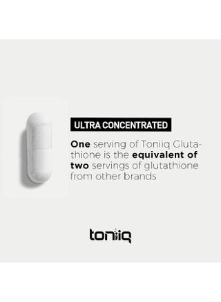 Toniiq Toniiq Ultra High Strength Glutathione Capsules 1000mg with Concentrated Formula - 120 Pieces | Best Price UAE