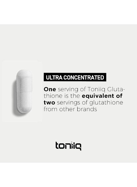 toniiq ultra high strength glutathione capsules Toniiq Toniiq Ultra High Strength Glutathione Capsules 1000mg with  Concentrated Formula - 120 Pieces | Best Price KSA