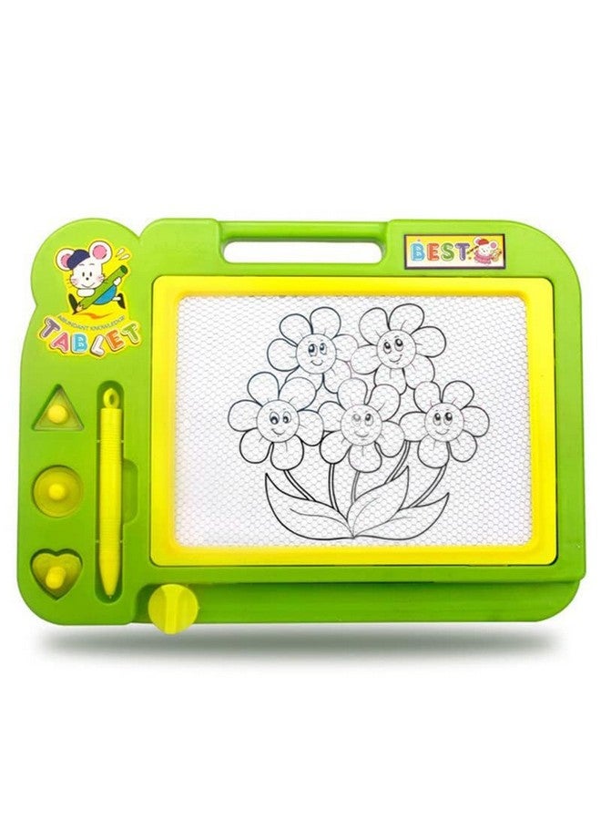 vGRASSP Magnetic Slate Toy Is Very Useful And Easy To Use, Helps Children In Learning How To Write, Read And Draw On This Non-Toxic Board - Color As Per Stock - Image 1