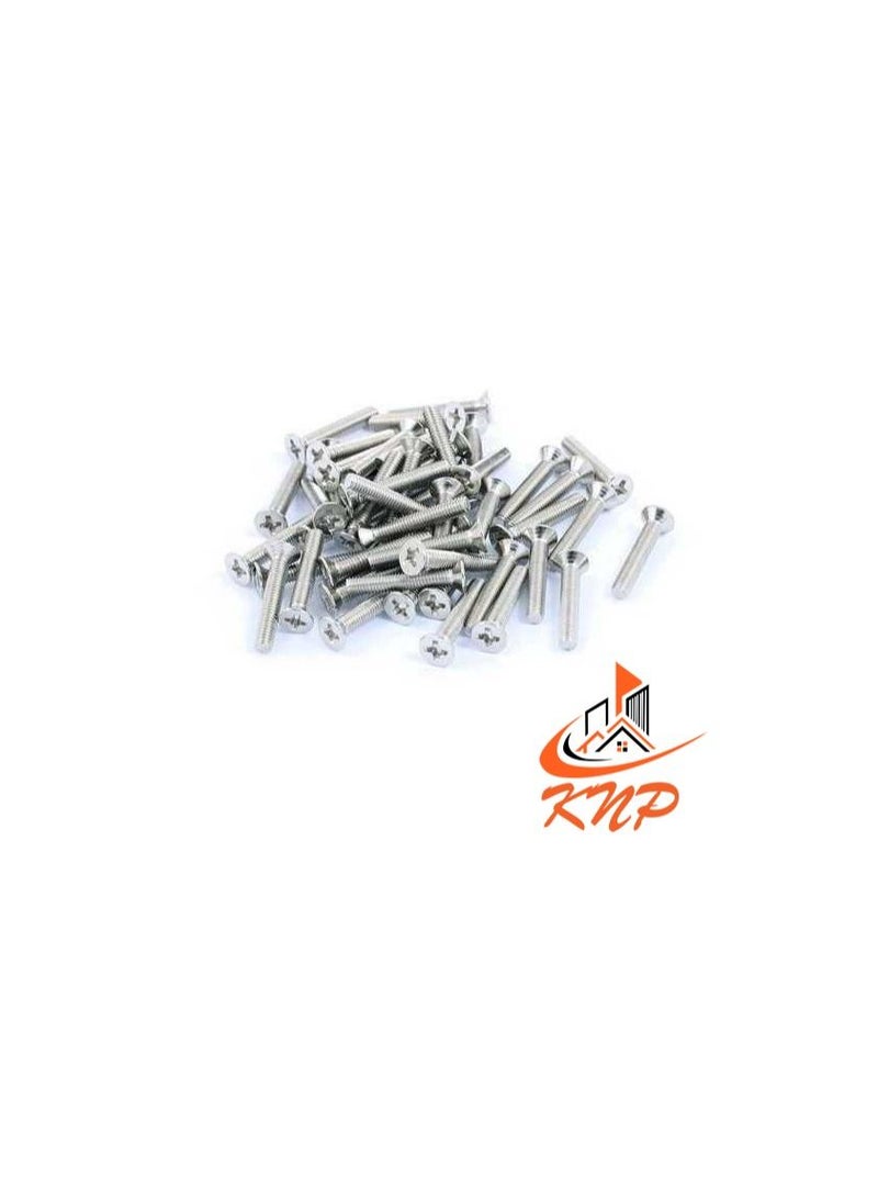 KNP KNP Countersunk Machine Screws - Pack of 200 (M3 x 16mm) - Image 1