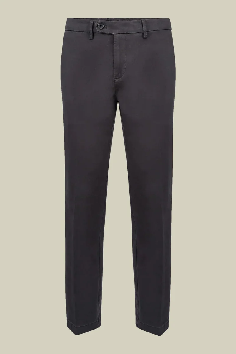 Men's classic twill chinos in a perfect fit - Anthracite