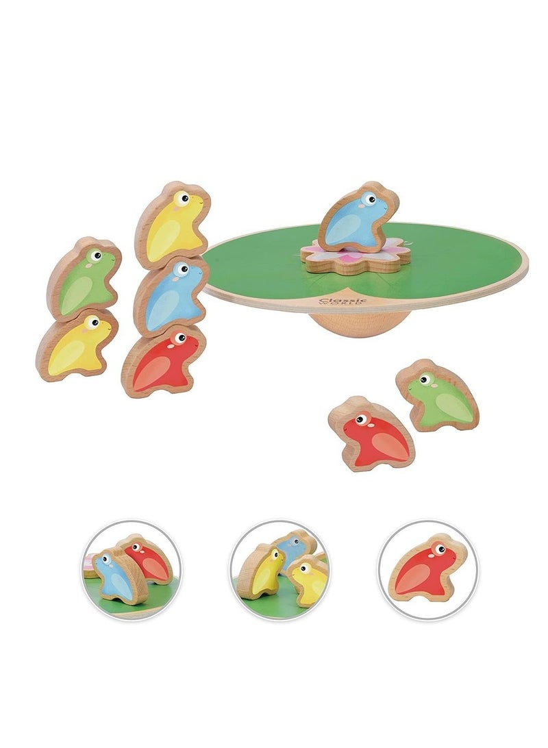 Classic World Balancing Water Lily - Wooden Balance Game for Kids, Early Learning, Hand-Eye Coordination, Creative Play, Gift for Children, Balance and Concentration Skills - Image 5