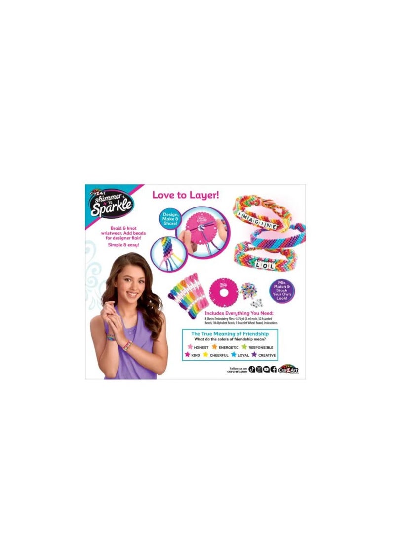 Cra-Z-Art Shimmer N Sparkle A-Z Fashion Bead Bracelet SNS-17320 - Image 5