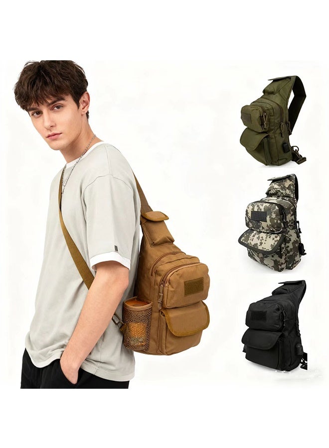 JCB CHIC حقيبة حمل للرجال، حقائب كروس بودي، حقيبة خصر عصرية، حقيبة ظهر للتنزه، حقيبة كتف تكتيكية، حقيبة كتف للتمارين الرياضية في الهواء الطلق، حقيبة سفر، حقيبة كتف غير رسمية، حقيبة كتف للجري، التنزه، ركوب الدراجات