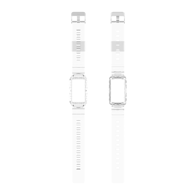 erorex For Fitbit Charge 4 Se Silicone One  Armor Watch Band(Transparent) - Image 4