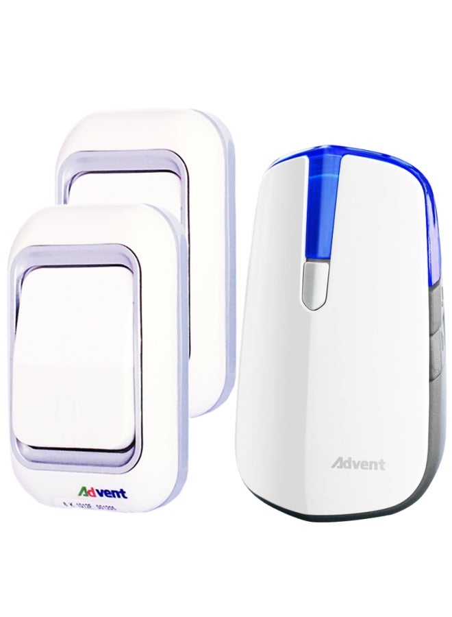 Advent E-581p Night Light Wireless Doorbell For Home Use, Wireless Elderly Call Button - Image 3
