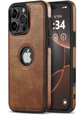 iPhone 16 Pro Max Case, Vegan Leather Protective Case for iPhone 16 Pro Max 6.9", Luxury, Elegant and Beautiful Design Cover, Non-Slip Vintage Looking Perfect Leather Cover (Brown) - pzsku/ZFBD69AF8EEB2890C2FC0Z/45/1750260152/9566843e-7459-4039-afd3-5573329ae741
