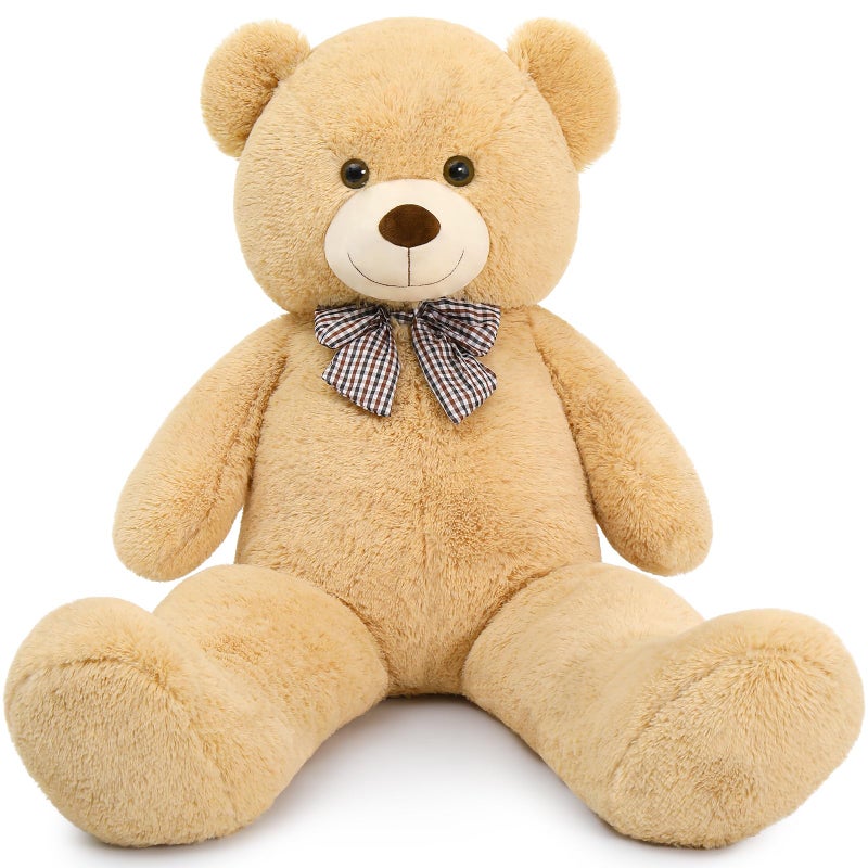MaoGoLan Giant Teddy Bear 4 FeetAdorable and Cuddly Big Bear Stuffed Animal 47 Classic Teddy Bear Plush Gift Decoration for Baby ShowerPartyBirthdayValentines DayTan - Image 2