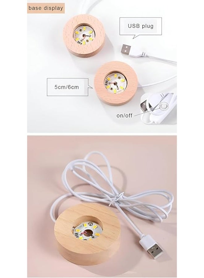 Crystal Ball LED Decor Lamp – Multi-Shapes - Image 3