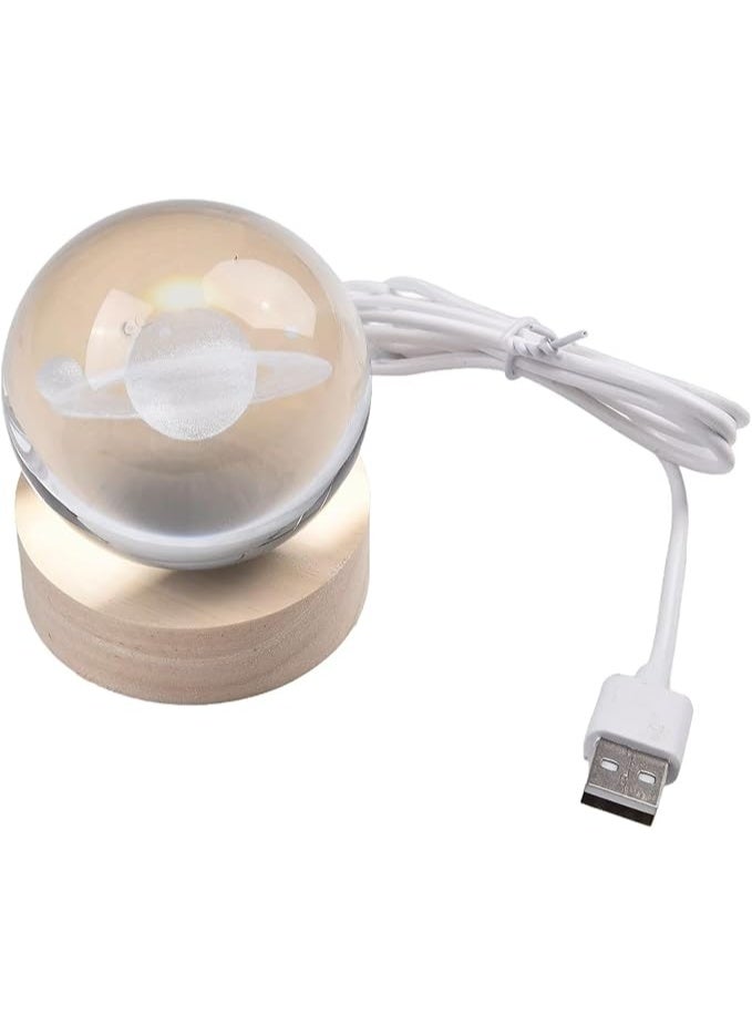 Crystal Ball LED Decor Lamp – Multi-Shapes - Image 2