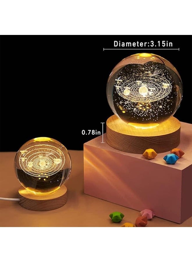 Crystal Ball LED Decor Lamp – Multi-Shapes - Image 5