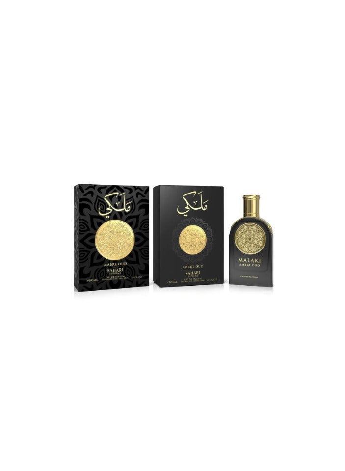 Sahari Malaki Amber Oud Unisex EDP 100ml - Image 2