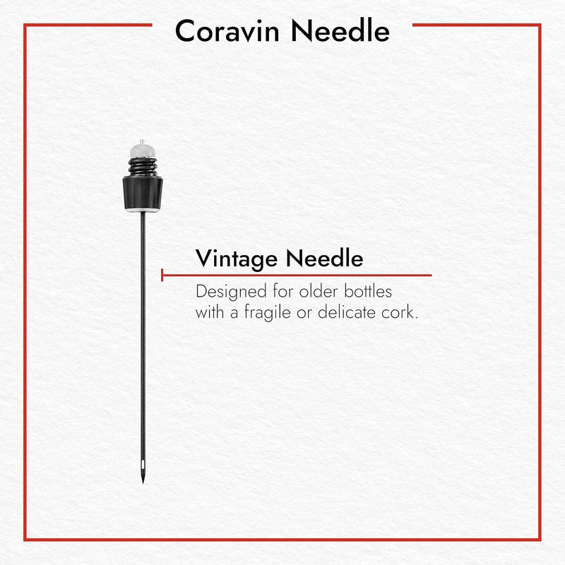 Coravin Timeless Vintage Needle - Preserve Vintage Wine for Years - Timeless Needle Replacement for Timeless Wine Preservation System - for by-The-Glass Wine Saver - Gift for Wine Lovers - Image 1