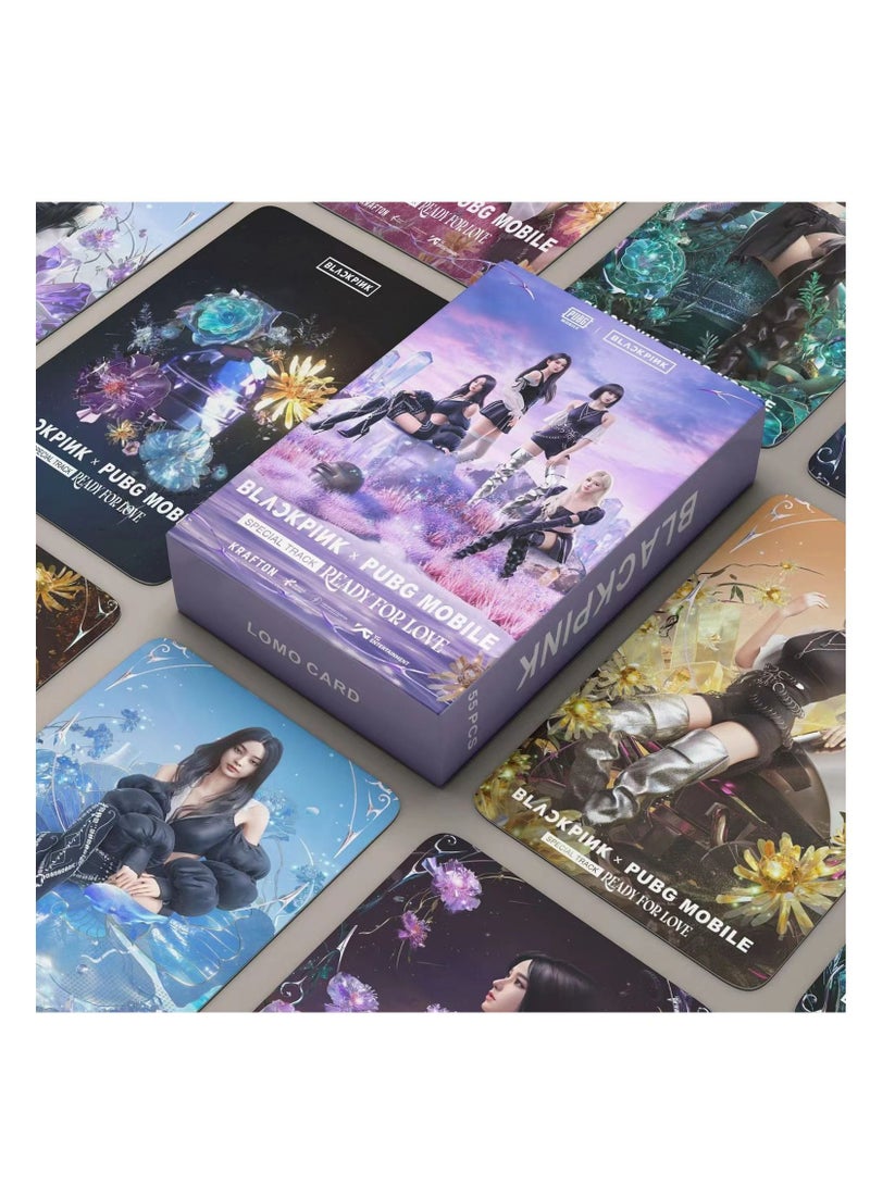 SKYLO 55-Piece Blackpink Ready For Love Lomo Cards - Image 1