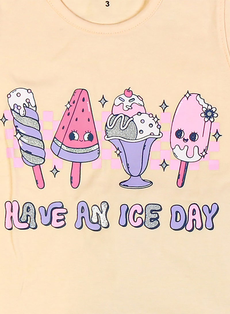 زيركون بيجامة بناتي صيفي - Image 2