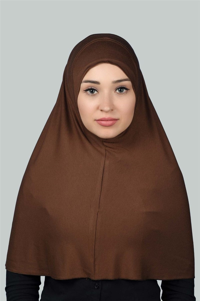Altobeh Ready-made Hijab Practical Scarf Hijab Hijab - Prayer Cover (Xl) - Chocolate  - Image 1