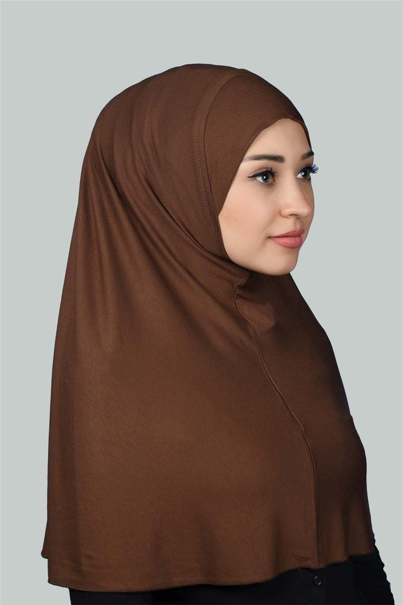 Altobeh Ready-made Hijab Practical Scarf Hijab Hijab - Prayer Cover (Xl) - Chocolate  - Image 2