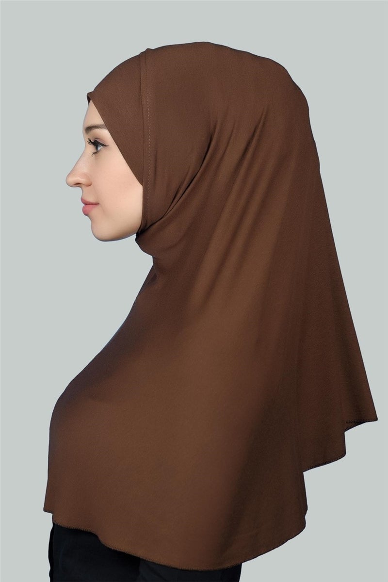 Altobeh Ready-made Hijab Practical Scarf Hijab Hijab - Prayer Cover (Xl) - Chocolate  - Image 3