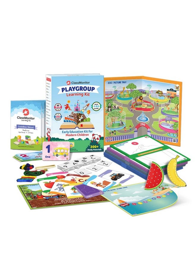 ClassMonitor ClassMonitor Playgroup Education Learning Kit with Free Mobile App with 300+ Worksheet & Flash Cards & Worksheet for Boys & Girls.  - Image 2