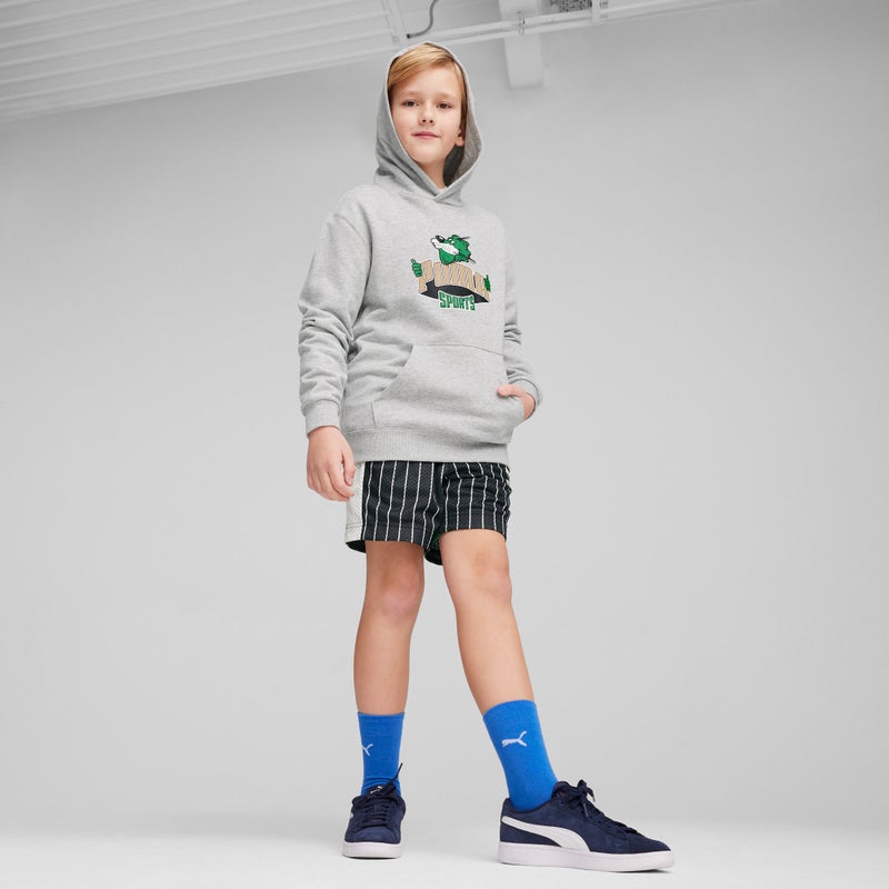 PUMA FOR THE FANBASE Boys Grey Hoodie - Image 3