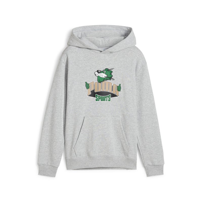 PUMA FOR THE FANBASE Boys Grey Hoodie - Image 4